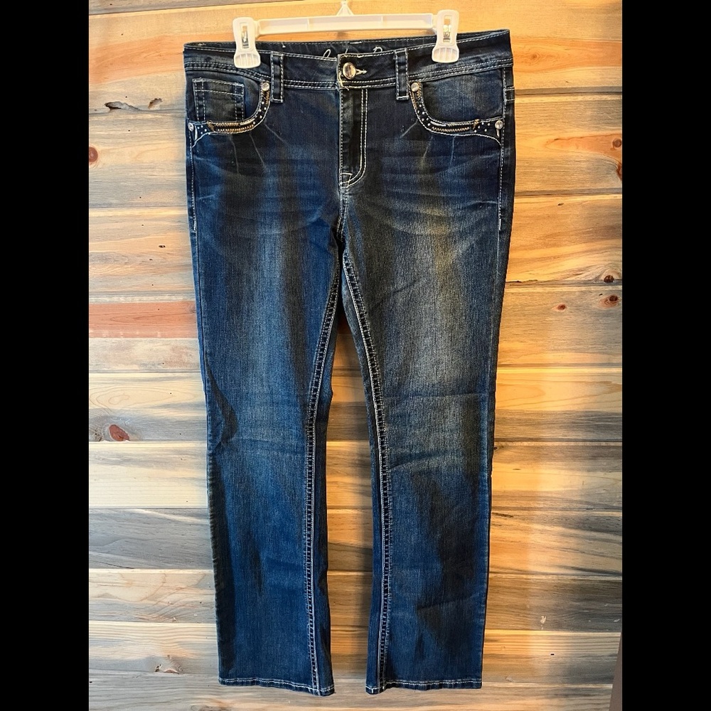 Cedar Rose straight leg jeans size 30